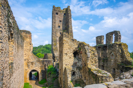 Okor - ruins of medieval castle near Pragueの写真素材