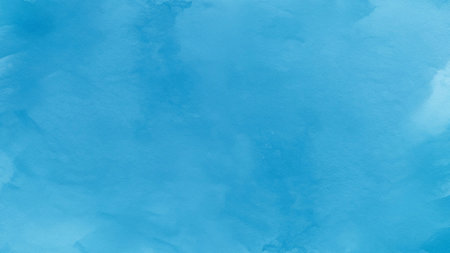 Abstract blue watercolor background with smooth texture. AI generatedの素材