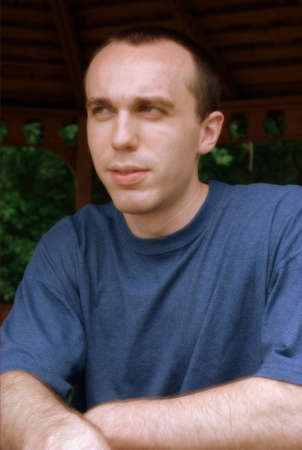 Portrait of a young man.の写真素材