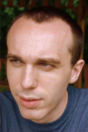 Portrait of a young man.の写真素材