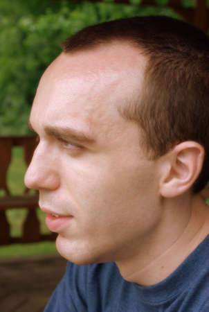 Portrait of a young man.の写真素材