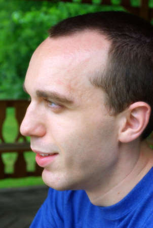 Portrait of a young man.の写真素材