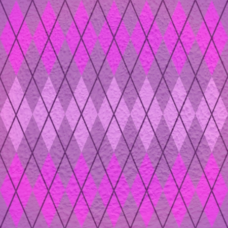 abstract pink and purple argyle diamond pattern の写真素材