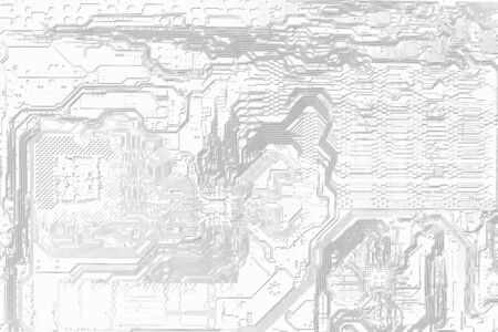 Abstract graphic electronic black and white backgroundの写真素材