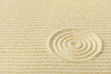 The Japanese rock-garden in a miniature - an abstract background