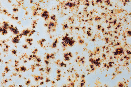The metal rusty industrial grunge stained texture