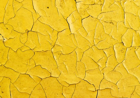 There are many cracks on the surface of oil paintの写真素材