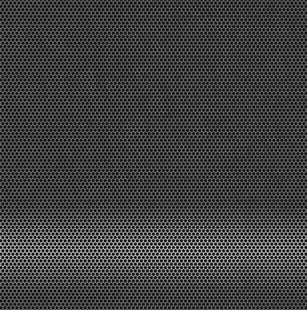 Abstract background - a metal surface with holesの写真素材