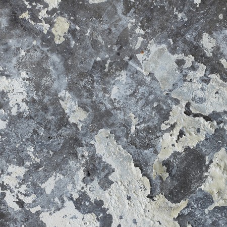 Old dirty gray concrete wall with moldの写真素材