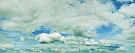 the cloudy sky - day