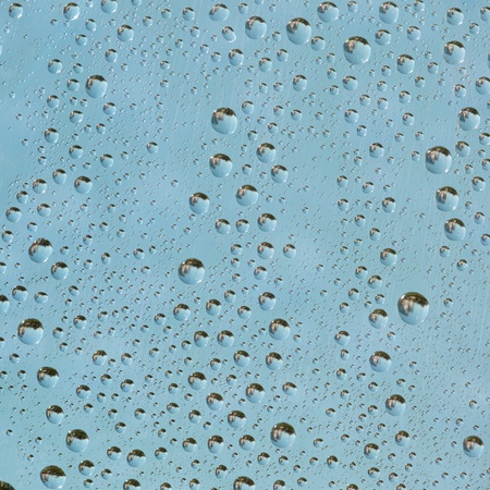 Square texture - the surface with water dropsの写真素材