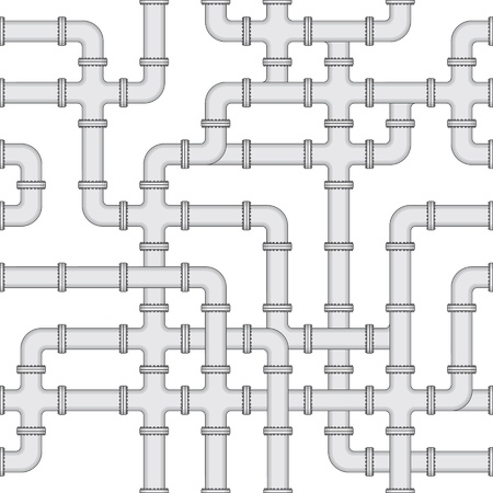 Vector seamless texture - an abstract scheme of water supplyのイラスト素材