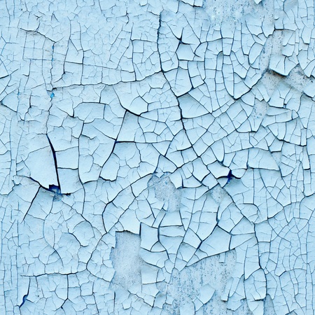 Wall covered with old enamel with a cracks - seamless textureの写真素材