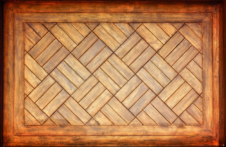 An old wooden frame with a copy-space in the middle
