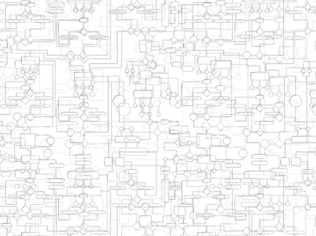 Vector background - drawn technological schemeのイラスト素材