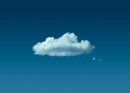 The lonely cloud in the blue sky