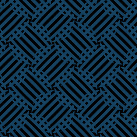 seamless pattern - geometric modern diagonal blue and black abstract backgroundの写真素材