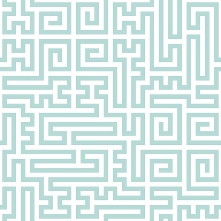 Abstract geometric simple pattern by light blue lines. Seamless background. Ethnic textureのイラスト素材