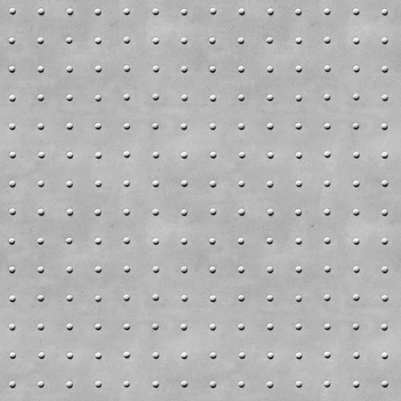 Background metal texture with rivets. Seamless texture - sheathing with rivets aircraftの写真素材