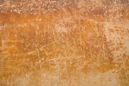 Old wall with graffiti and paint. Grunge textureの写真素材