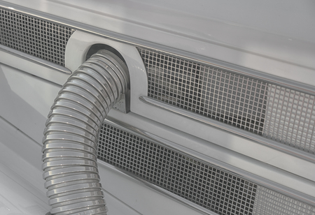 Metal part of car close-up. Car engine partの写真素材