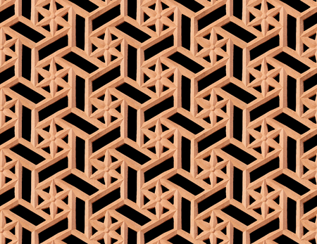 Indian stone carvings. Seamless texture. Traditional tribal pattern for designの写真素材