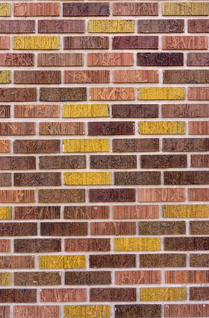 Colorful Brick Masonryの写真素材