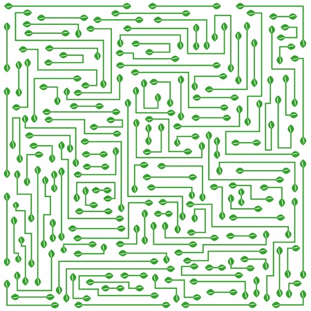 green abstract pattern on a white backgroundのイラスト素材