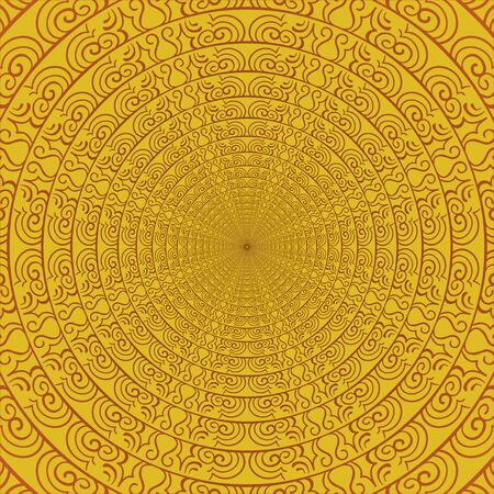 Vector round ornate elegant on a backgroundのイラスト素材