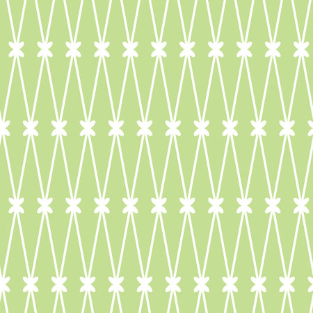 Seamless background. White grid on the green backgroundのイラスト素材