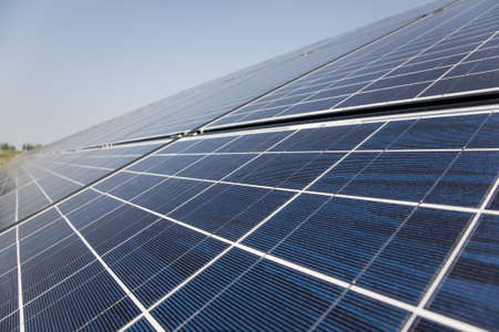 Solar power plant construction.の写真素材