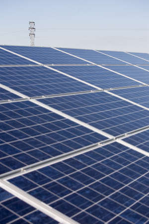 Solar power plant construction.の写真素材