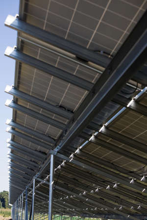 Solar power plant construction.の写真素材