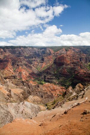 Waimea Canyon, Kauai, Hawaiiの写真素材
