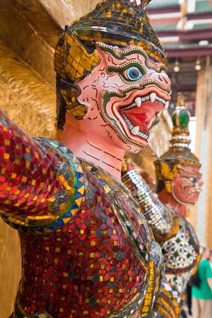 Grand Palace, Wat Phra Kaew, Bangkok.の写真素材