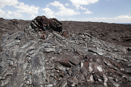 Lava field, Big Island, Hawaiiの写真素材