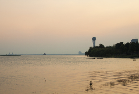 West Taihu lake moon Bayのeditorial素材