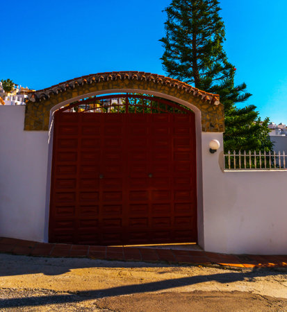 Old gate with interesting texture, element of architecture, interesting entrance to the building,...