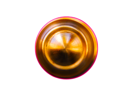 isolated round door handle with decorative elements, door decoration, vintageの写真素材