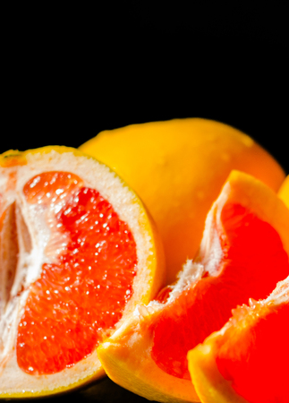 Juicy fruit pomelo, healthy and natural snack full of vitamins, diet foodの写真素材