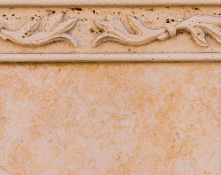 Traditional ornamental Spanish decorative tiles, original ceramic tiles on the walls of buildings, decorationの写真素材