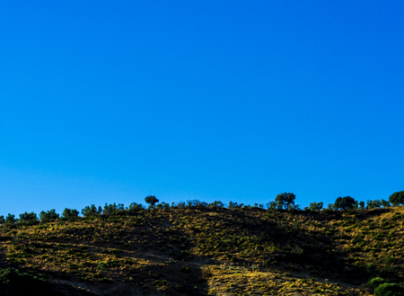 Mountain peaks in the Andalusian region, typical mountain landscape, wild natureの写真素材