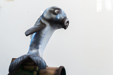 NERJA, SPAIN - FEBRUARY 11, 2018
People in costumes celebrating "Burial of the Sardine" in 
 Malaga province, funeral parade, carnivalのeditorial素材