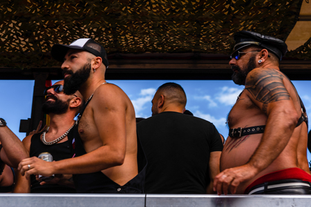 TORREMOLINOS, SPAIN - JUNE 2, 2018 LGBT march promoting equality and tolerance in a coastal town in Andaluciaのeditorial素材