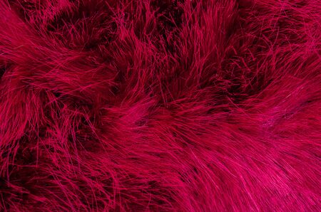 Background and texture of the fur macro image, artificial fabric, patternの写真素材