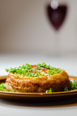 Quiche Lorraine, smoked bacon with medium  and mature cheddar cheese and egg quiche filling in a...
