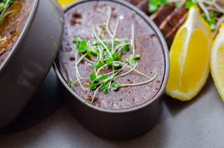 Smooth chicken and bacon pate, creamy chicken liver pÃ¢tÃ© blended with rich bacon and a hint of...