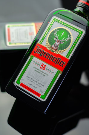 LONDON, UK - 15 JUNE 2023 The alcohol was made as a result of macerating 56 herbs and spices in spirit for about a year in oak barrels and the exact composition of this popular root liqueur is a closely guarded secretのeditorial素材