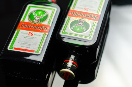 LONDON, UK - 15 JUNE 2023 The alcohol was made as a result of macerating 56 herbs and spices in spirit for about a year in oak barrels and the exact composition of this popular root liqueur is a closely guarded secretのeditorial素材