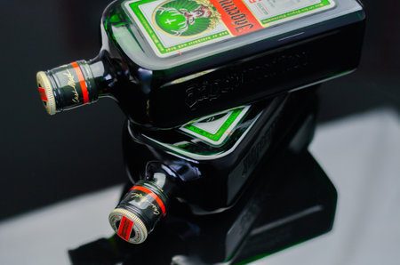 LONDON, UK - 15 JUNE 2023 The alcohol was made as a result of macerating 56 herbs and spices in spirit for about a year in oak barrels and the exact composition of this popular root liqueur is a closely guarded secretのeditorial素材